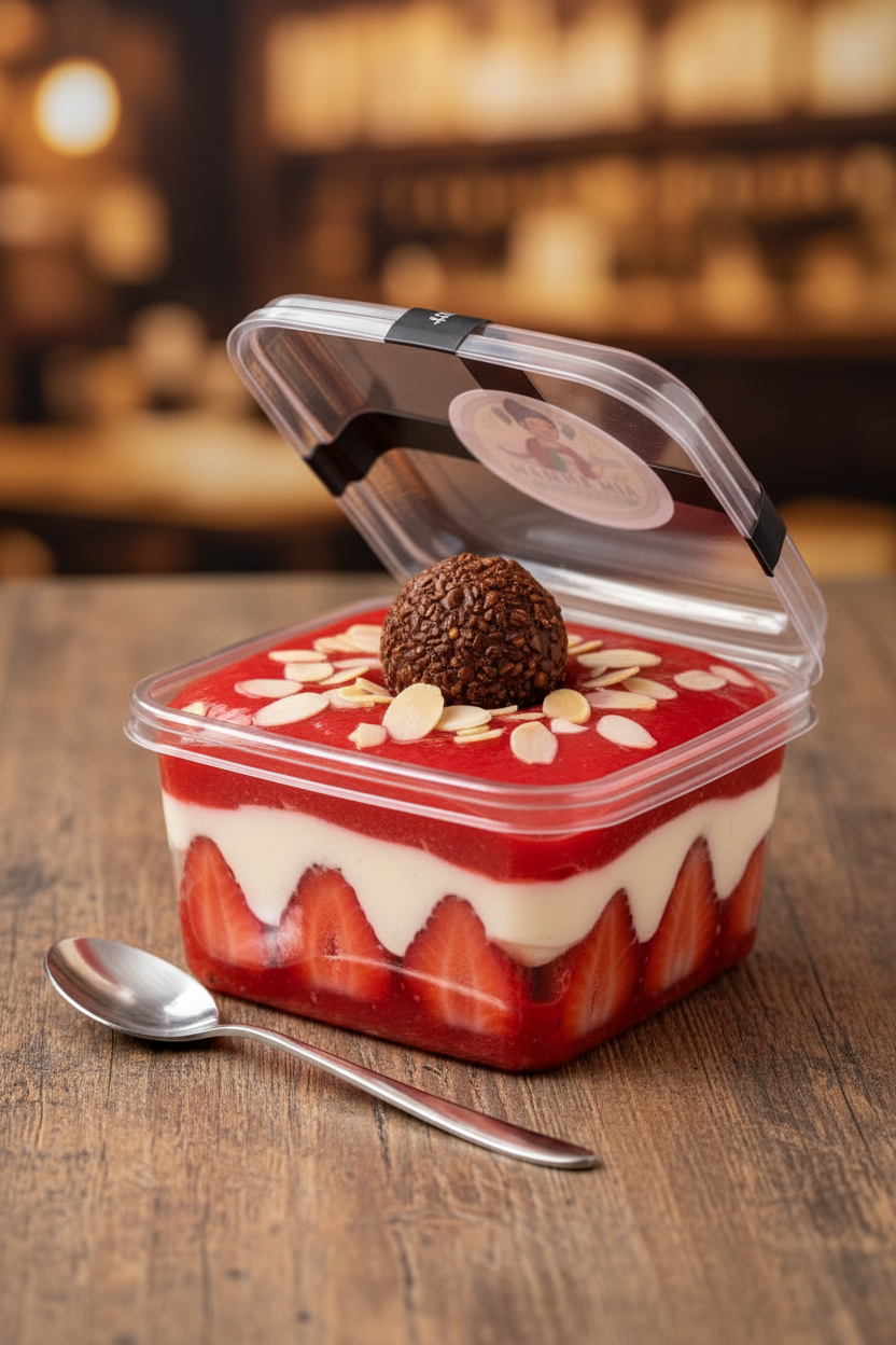 Tiramisu Fraise - bois